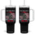American Veteran Tumbler With Handle I May Not Have A PhD But Have A DD-214 US Bald Eagle TS02 One Size: 40 oz Black Print Your Wear