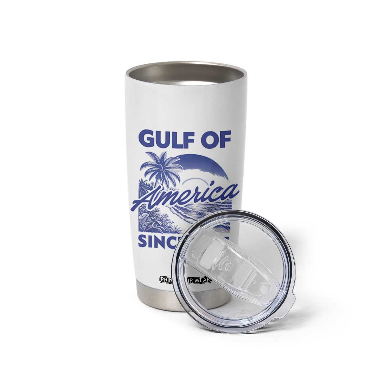America's Gulf Tumbler Cup Since 2025 Trump Mexico Vintage Summer Beach Vibes TS10 Print Your Wear