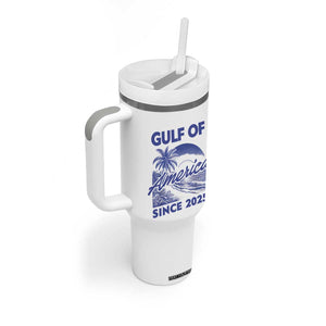 America's Gulf Tumbler With Handle Since 2025 Trump Mexico Vintage Summer Beach Vibes TS10 Print Your Wear