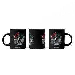 Ancient Aztec King Coffee Mug Calabera Azteca Mexican Skull Skeleton TS10 Print Your Wear