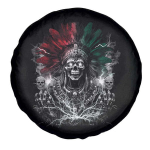 Ancient Aztec King Spare Tire Cover Calabera Azteca Mexican Skull Skeleton TS10 Print Your Wear