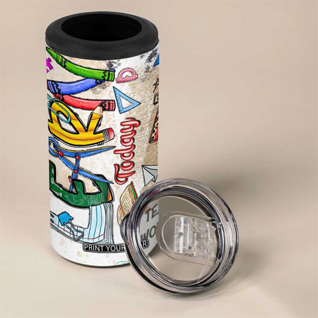 Aries Zodiac 4 in 1 Can Cooler Tumbler Astrology Horoscope Birthday Gift For Aries Women Men TB02 Print Your Wear