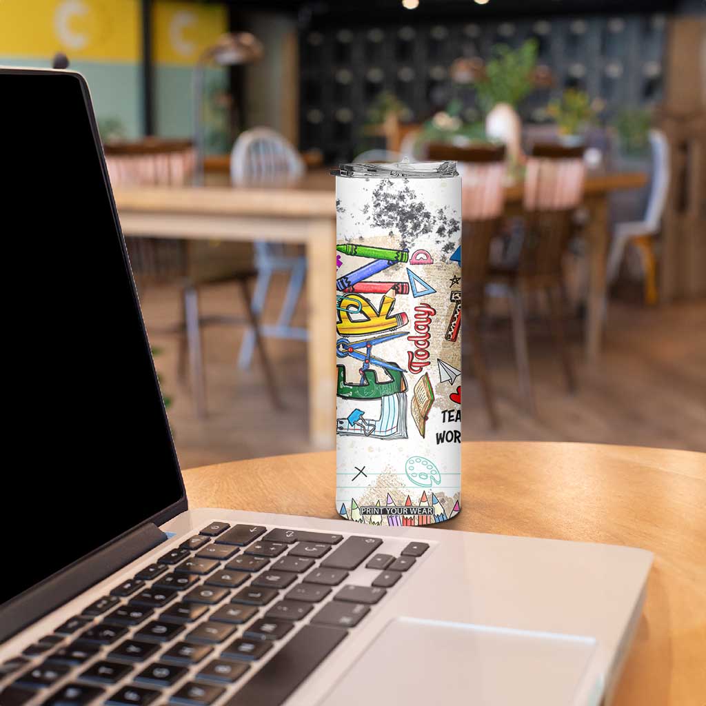 Aries Zodiac Skinny Tumbler Astrology Horoscope Birthday Gift For Aries Women Men TB02 Print Your Wear