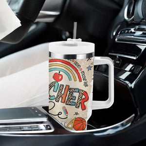 Aries Zodiac Tumbler With Handle Astrology Horoscope Birthday Gift For Aries Women Men TB02 Print Your Wear