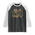 Army Military Dad Combat Boots American Flag Raglan Shirt TS11 Black White Print Your Wear
