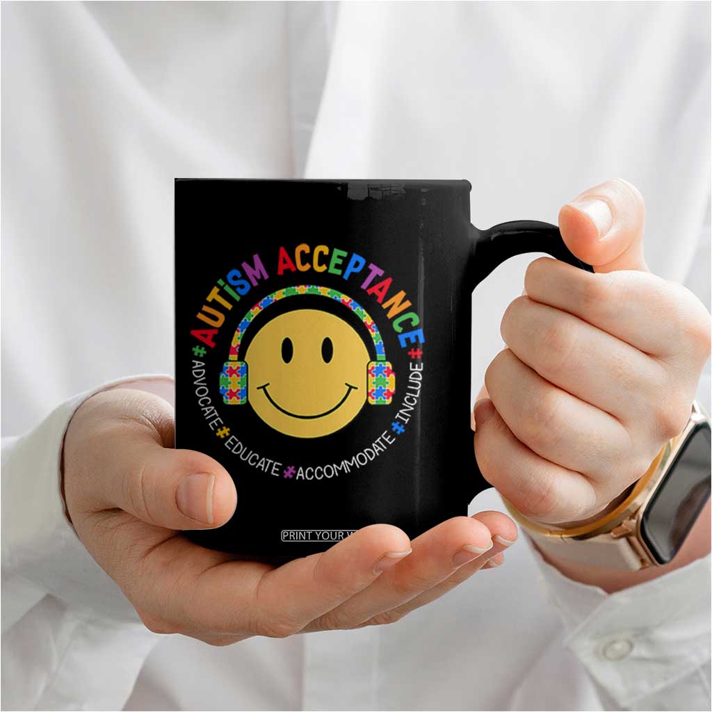 Autism Awareness Acceptance Coffee Mug Special Education Teacher Kids TS02 Print Your Wear