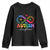 Autism Awareness Acceptance Youth Sweatshirt Infinity Symbol Neurodiversity TS10 Black Print Your Wear