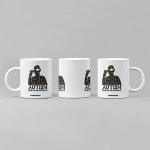 Autism Awareness Coffee Mug Autistic Seeing The World From A Different Angle Aesthetic TS09 Print Your Wear