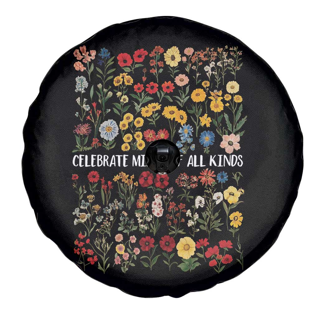 Autism Awareness Spare Tire Cover Neurodiversity Celebrate Minds of All Kinds TS10 Print Your Wear