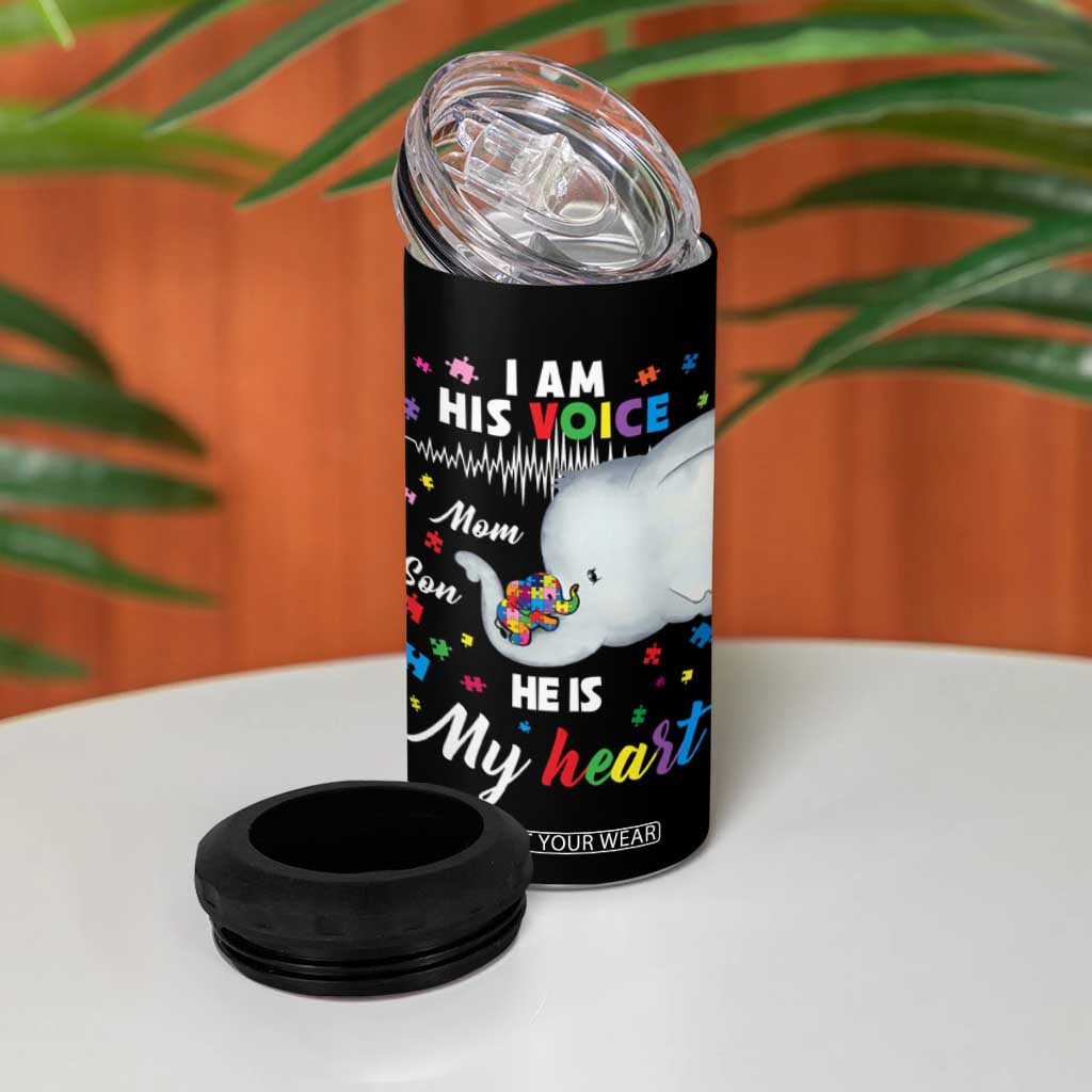 Autism Mom Gifts 4 in 1 Can Cooler Tumbler Autistic Kid Parents Mothers Day Autism Awareness TB10 Print Your Wear