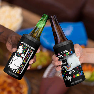 Autism Mom Gifts 4 in 1 Can Cooler Tumbler Autistic Kid Parents Mothers Day Autism Awareness TB10 Print Your Wear