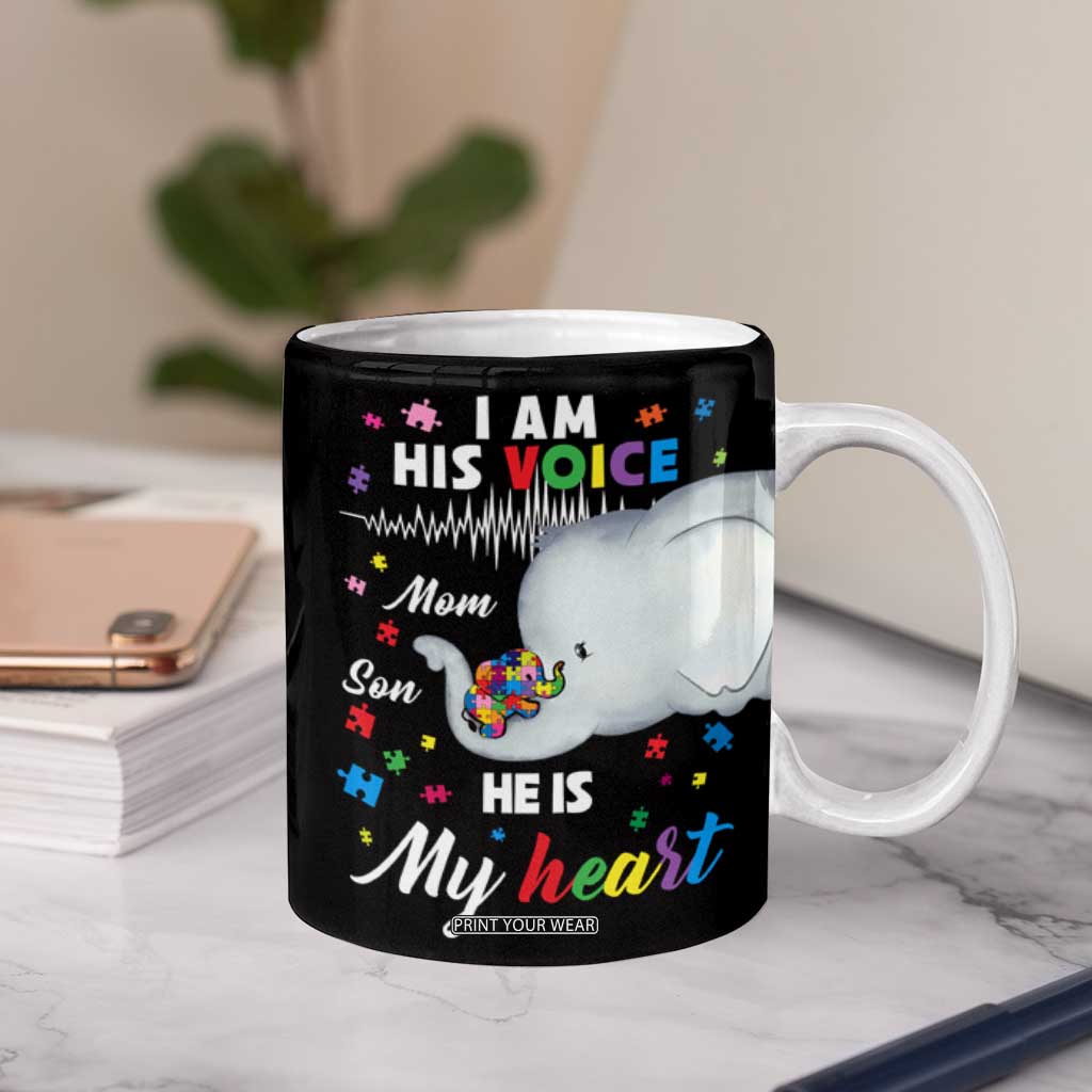 Autism Mom Gifts Coffee Mug Autistic Kid Parents Mothers Day Autism Awareness TB10 Print Your Wear