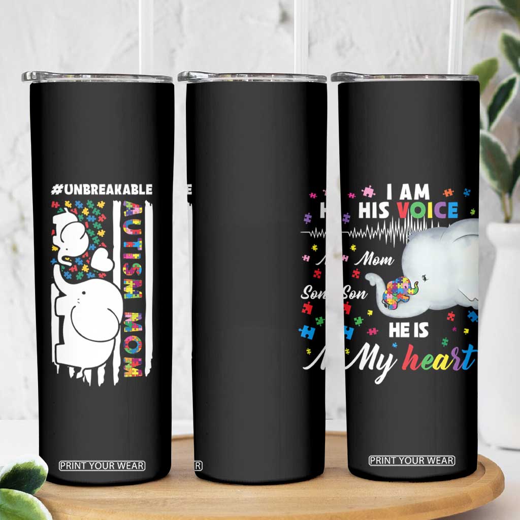 Autism Mom Gifts Skinny Tumbler Autistic Kid Parents Mothers Day Autism Awareness TB10 Print Your Wear