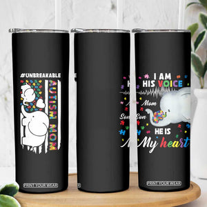 Autism Mom Gifts Skinny Tumbler Autistic Kid Parents Mothers Day Autism Awareness TB10 Print Your Wear