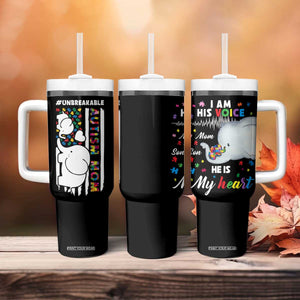 Autism Mom Gifts Tumbler With Handle Autistic Kid Parents Mothers Day Autism Awareness TB10 Print Your Wear