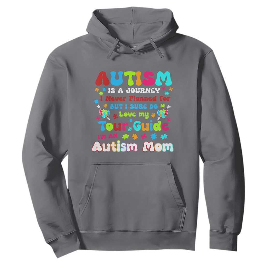 Autism Mom's Journey Hoodie TS10 Charcoal Print Your Wear