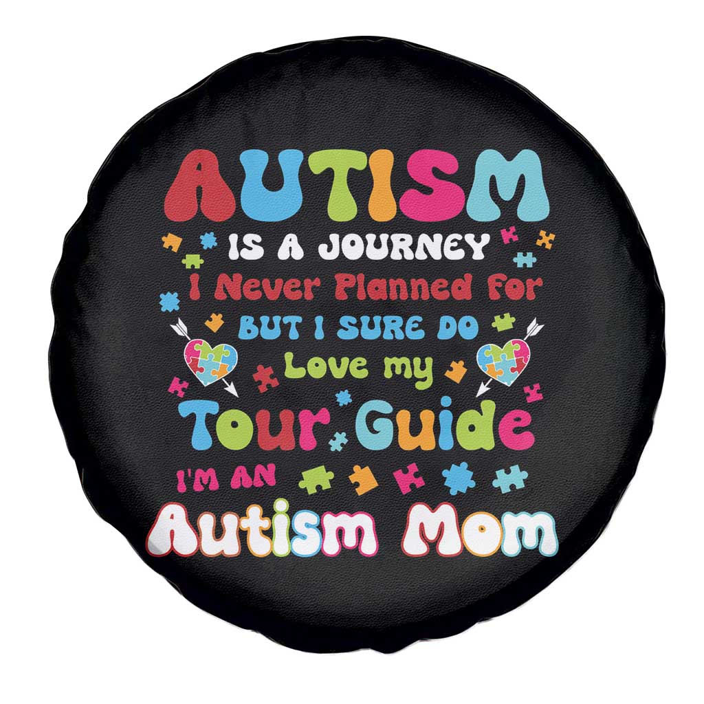 Autism Mom's Journey Spare Tire Cover TS10 Print Your Wear