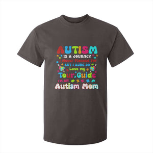 Autism Mom's Journey T Shirt For Kid TS10 Dark Chocolate Print Your Wear