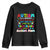 Autism Mom's Journey Youth Sweatshirt TS10 Black Print Your Wear