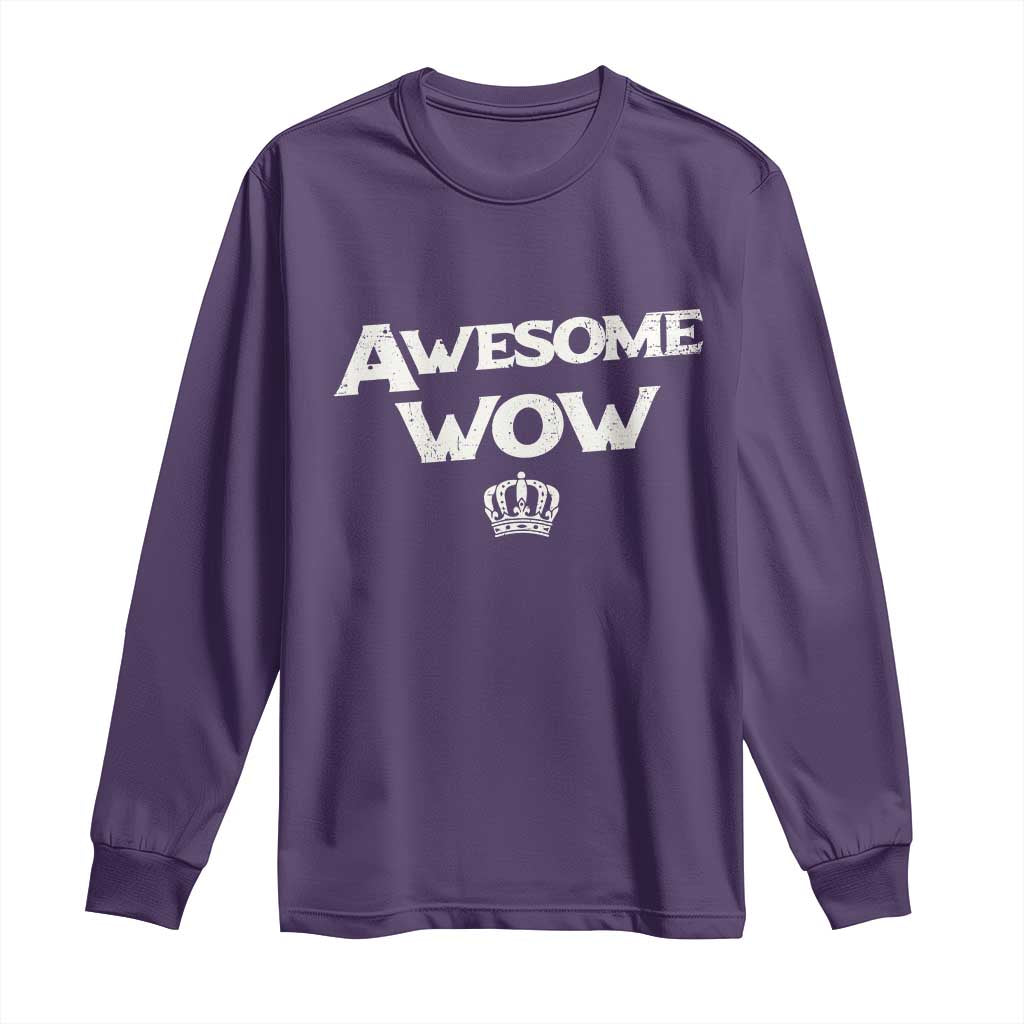 Awesome Wow Long Sleeve Shirt Alexander Hamilton Lover TS10 Purple Print Your Wear