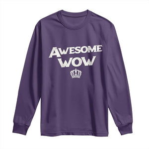 Awesome Wow Long Sleeve Shirt Alexander Hamilton Lover TS10 Purple Print Your Wear