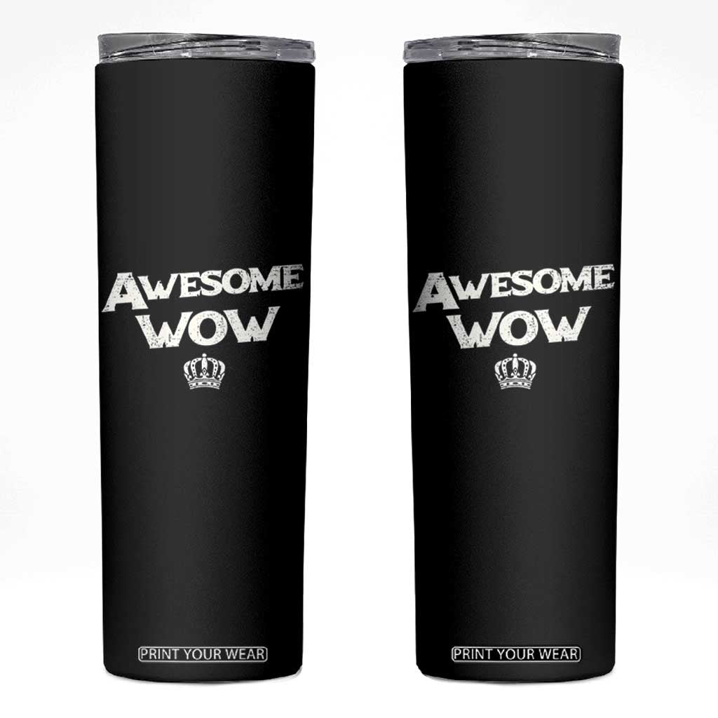 Awesome Wow Skinny Tumbler Alexander Hamilton Lover TS10 Black Print Your Wear