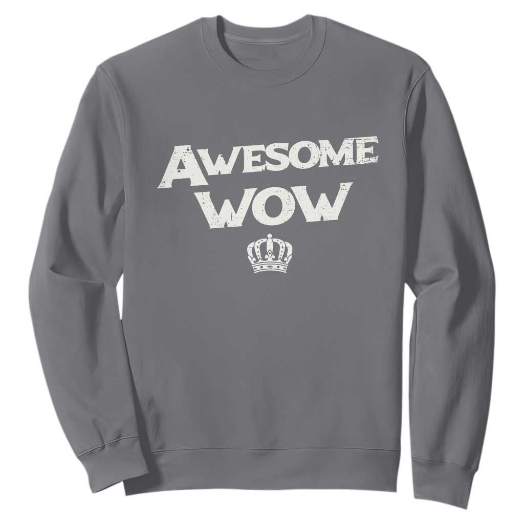 Awesome Wow Sweatshirt Alexander Hamilton Lover TS10 Charcoal Print Your Wear