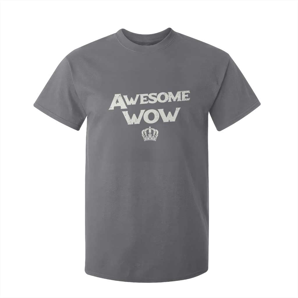 Awesome Wow T Shirt For Kid Alexander Hamilton Lover TS10 Charcoal Print Your Wear
