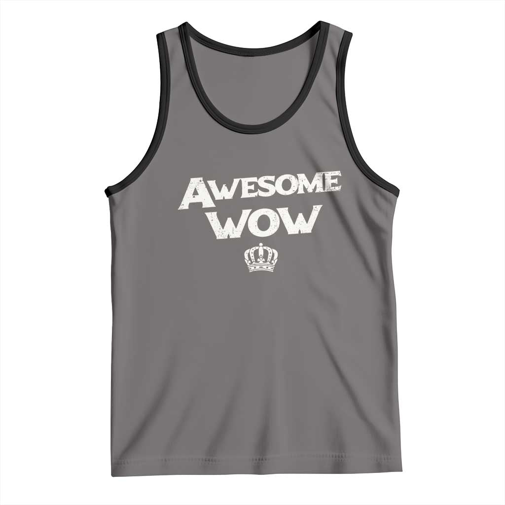 Awesome Wow Tank Top Alexander Hamilton Lover TS10 Deep Heather Black Print Your Wear