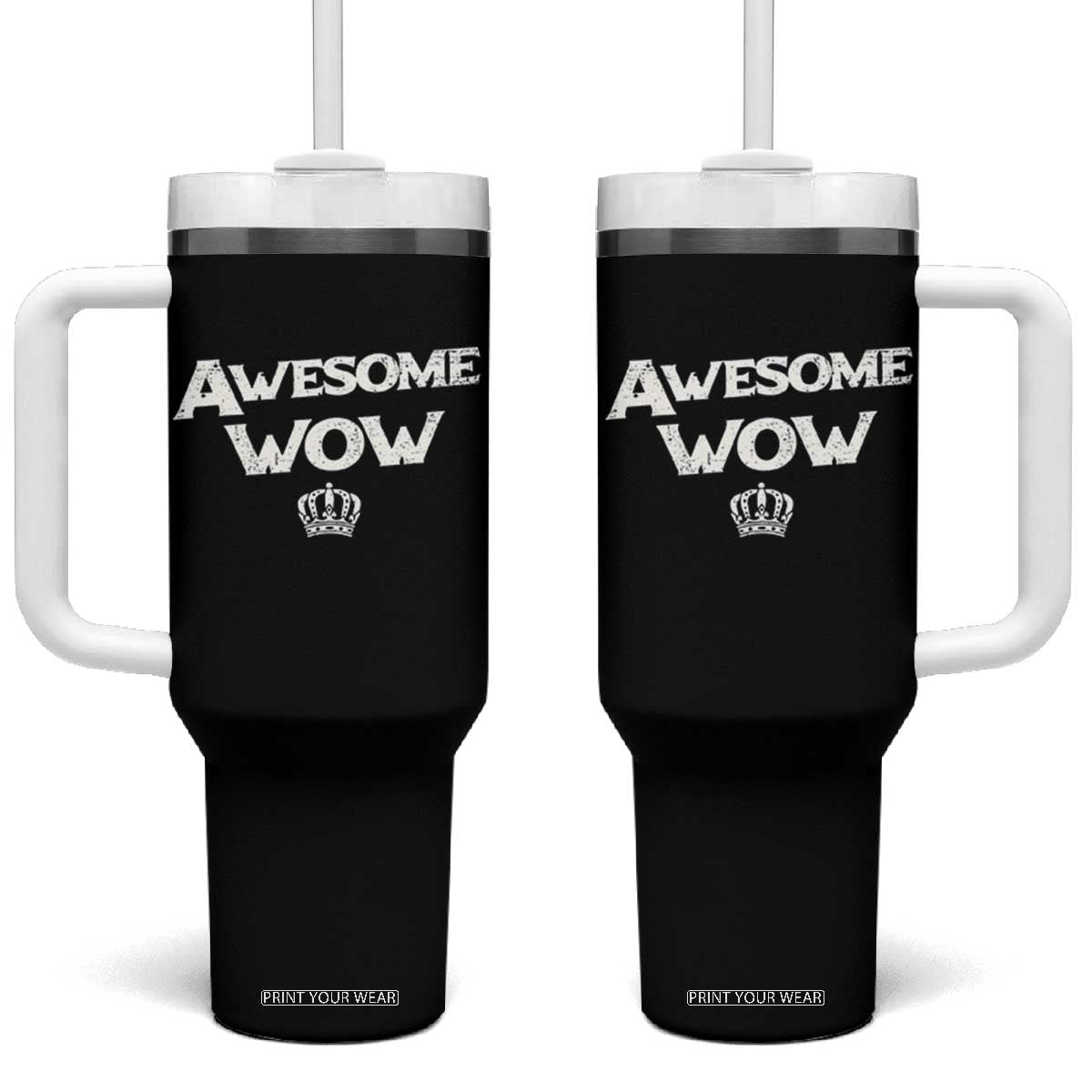 Awesome Wow Tumbler With Handle Alexander Hamilton Lover TS10 One Size: 40 oz Black Print Your Wear