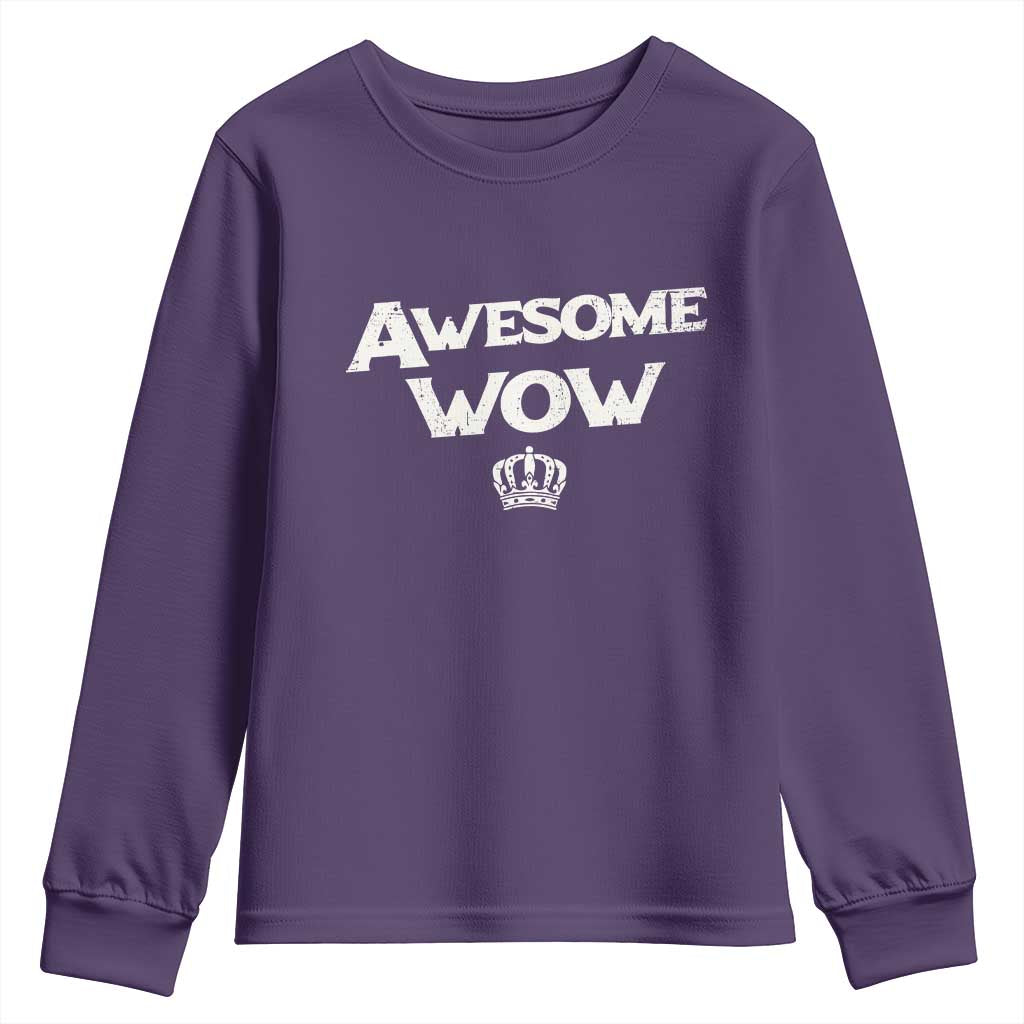 Awesome Wow Youth Sweatshirt Alexander Hamilton Lover TS10 Purple Print Your Wear