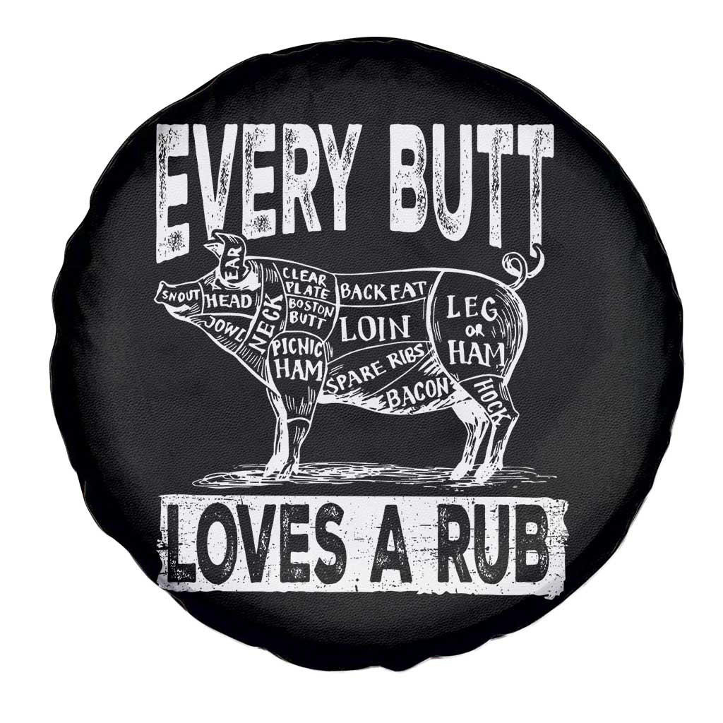 BBQ Spare Tire Cover Pork Butt Rub Dad Grill Gift TS10 Print Your Wear