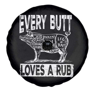 BBQ Spare Tire Cover Pork Butt Rub Dad Grill Gift TS10 Print Your Wear