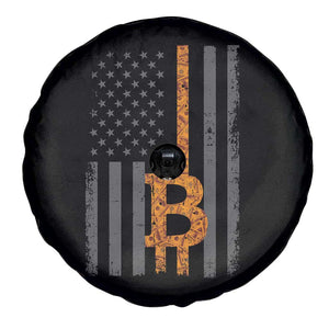 BTC Bitcoin American Flag Spare Tire Cover Crypto Buy the Dip TS10 Print Your Wear