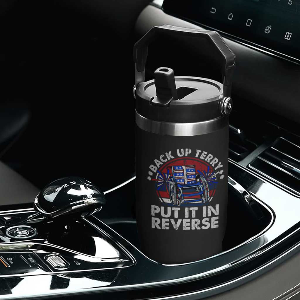 Back It Up Terry Put It In Reverse Flip Straw Tumbler Funny 4th Of July TS10 Print Your Wear