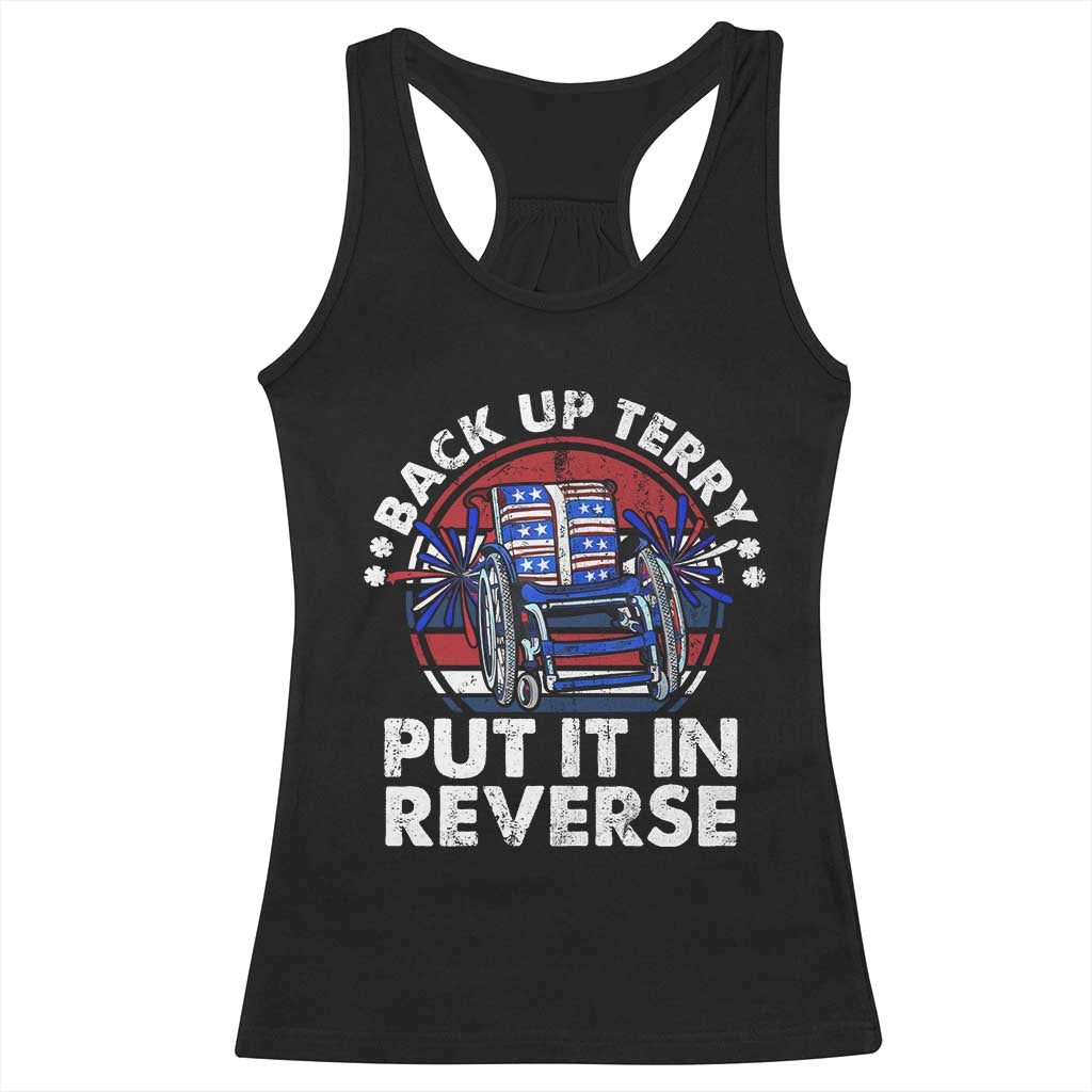 Back It Up Terry Put It In Reverse Racerback Tank Top Funny 4th Of July TS10 Black Print Your Wear