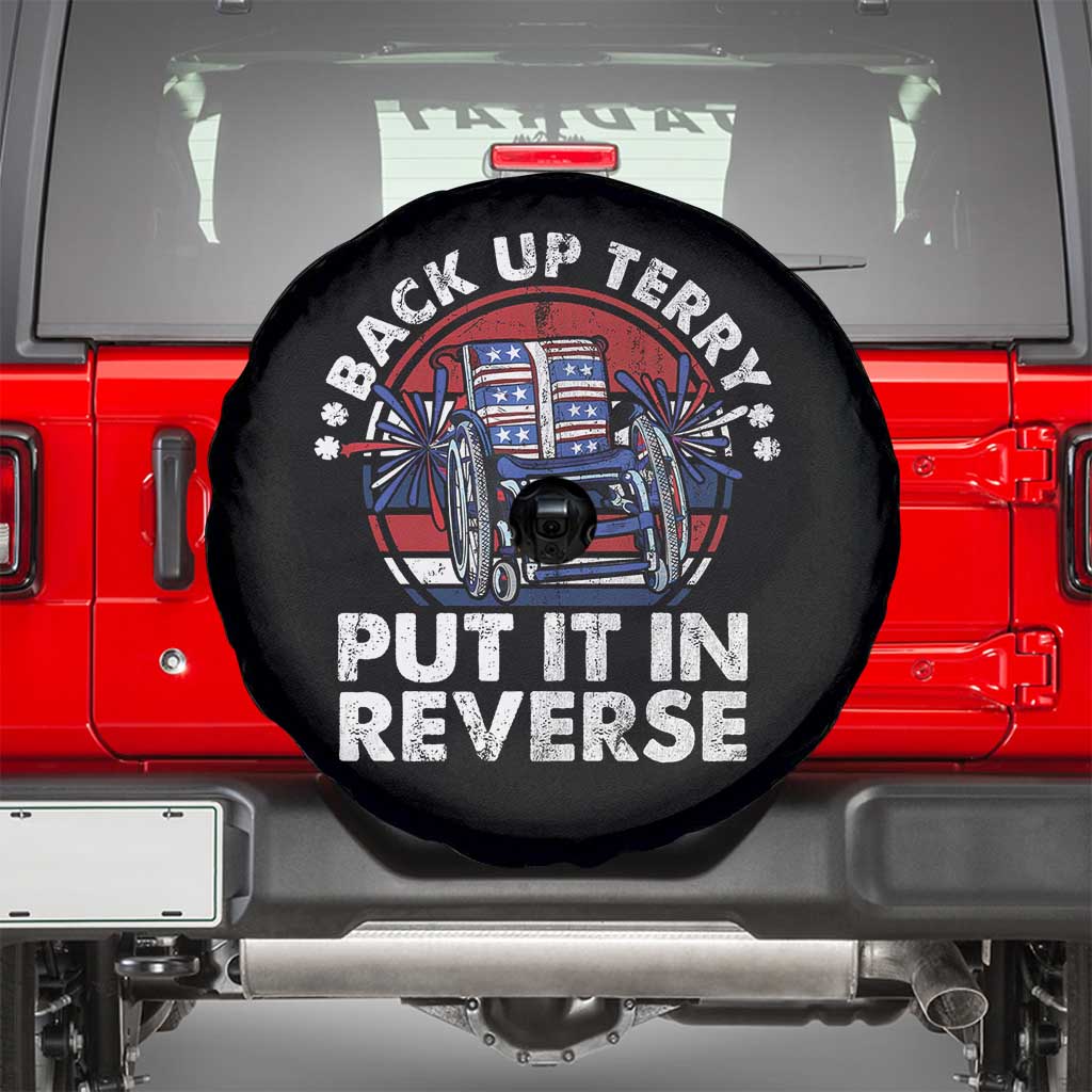 Back It Up Terry Put It In Reverse Spare Tire Cover Funny 4th Of July TS10 Black Print Your Wear