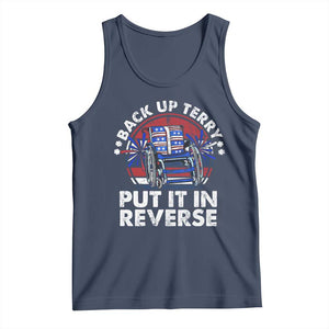 Back It Up Terry Put It In Reverse Tank Top Funny 4th Of July TS10 Navy Print Your Wear