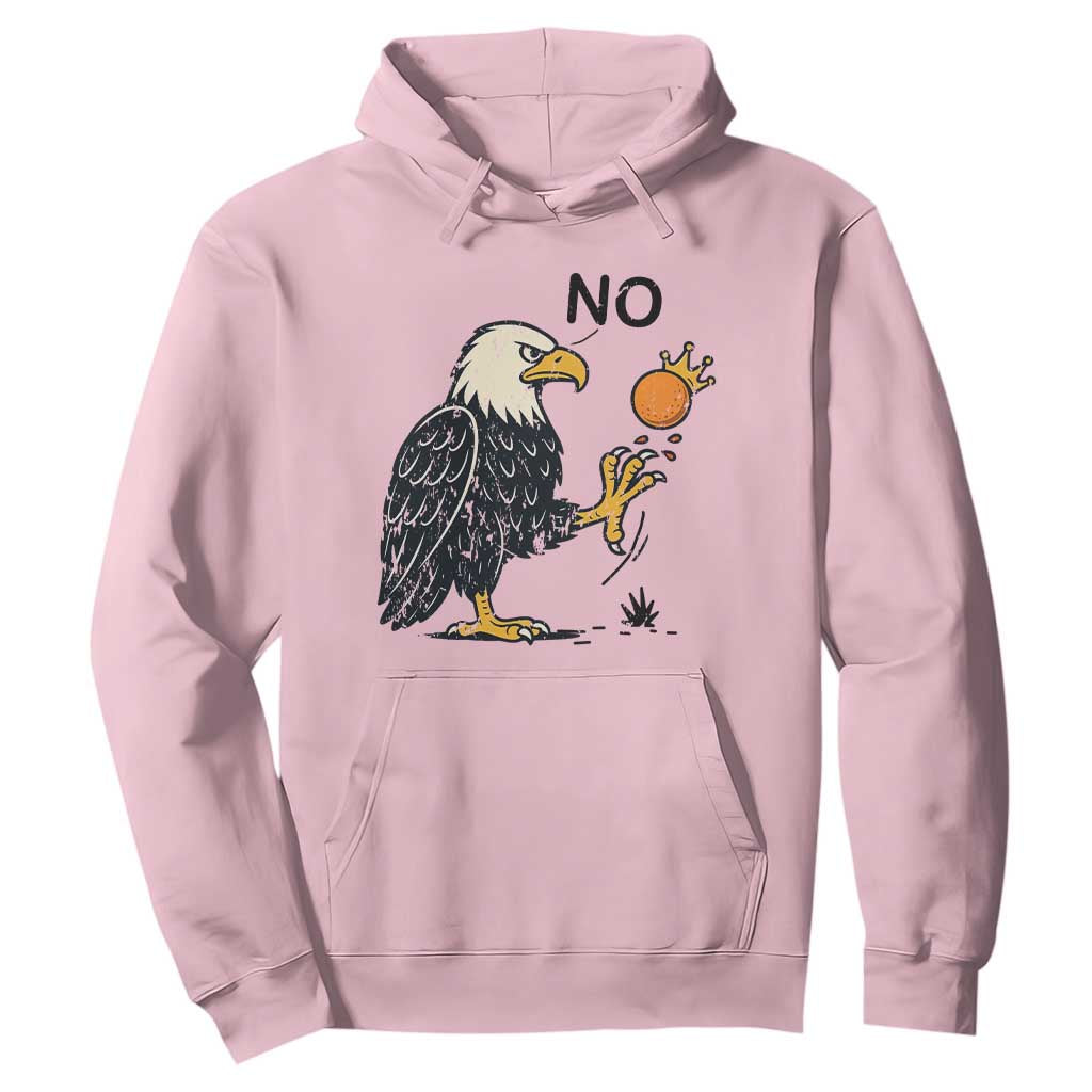 Bald Eagle No Kings In America Hoodie No Orange We The People Patriotic Political Statement TS02 Light Pink Print Your Wear