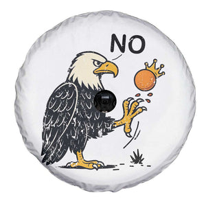 Bald Eagle No Kings In America Spare Tire Cover No Orange We The People Patriotic Political Statement TS02 Print Your Wear