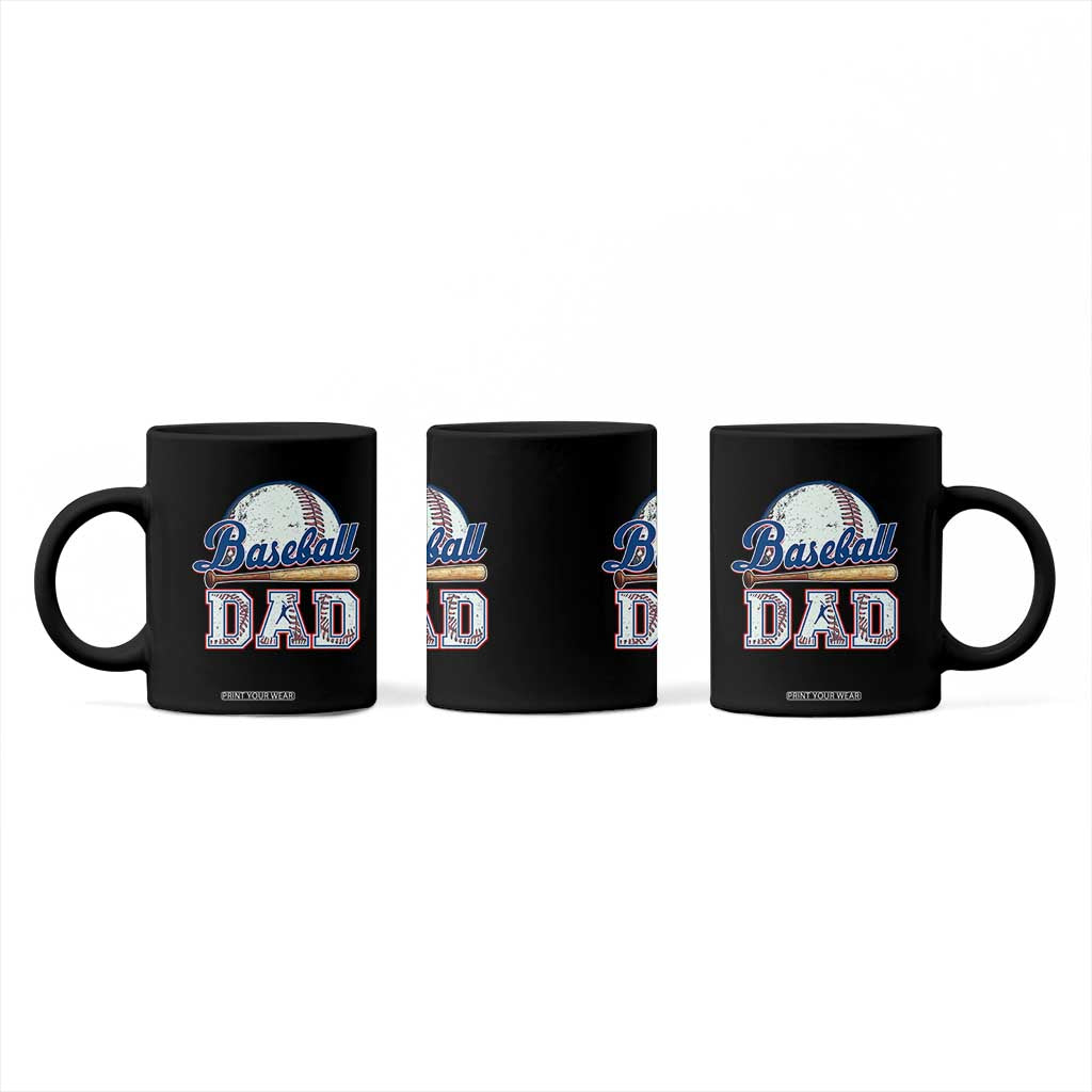Baseball Dad Coffee Mug Baseball Sport Lovers For Father's Day TS02 Print Your Wear