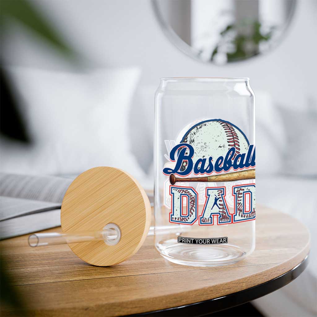 Baseball Dad Glass Can Baseball Sport Lovers For Father's Day TS02 Print Your Wear