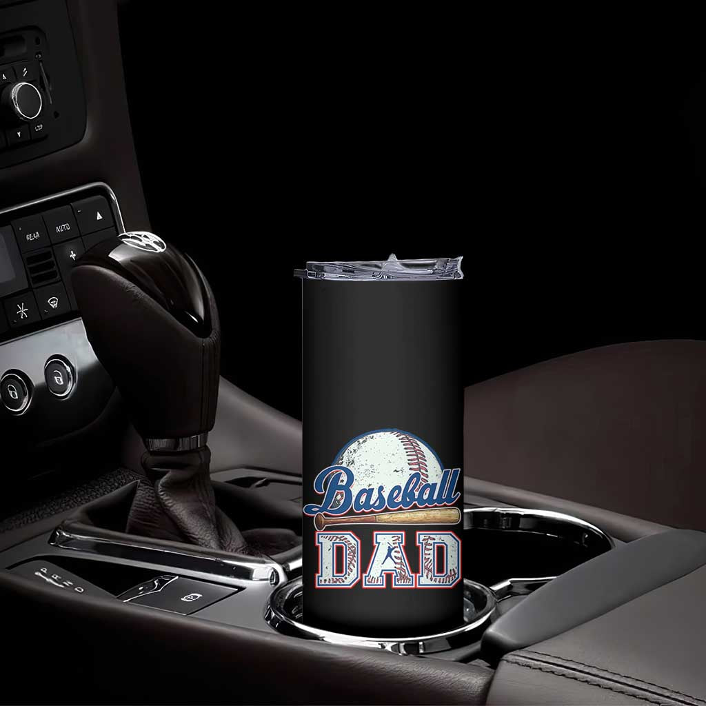 Baseball Dad Skinny Tumbler Baseball Sport Lovers For Father's Day TS02 Print Your Wear