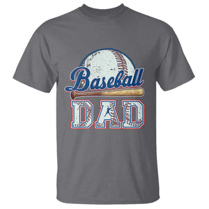 Baseball Dad T Shirt Baseball Sport Lovers For Father's Day TS02 Charcoal Print Your Wear