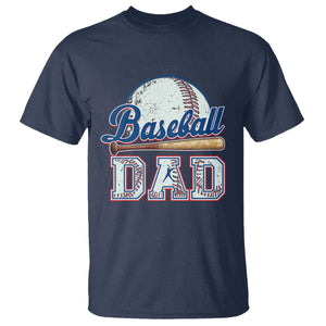 Baseball Dad T Shirt Baseball Sport Lovers For Father's Day TS02 Navy Print Your Wear