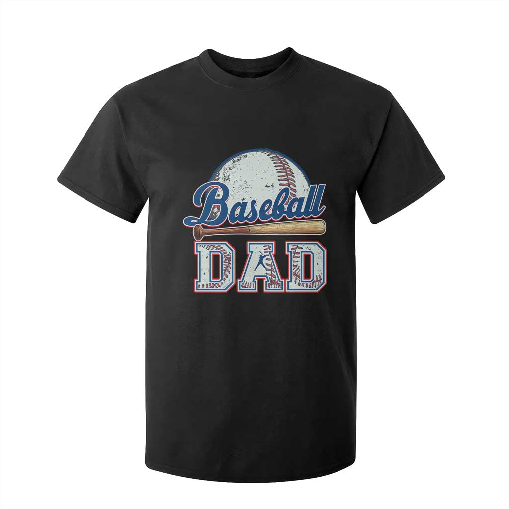 Baseball Dad T Shirt For Kid Baseball Sport Lovers For Father's Day TS02 Black Print Your Wear