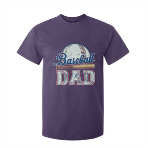 Baseball Dad T Shirt For Kid Baseball Sport Lovers For Father's Day TS02 Purple Print Your Wear