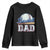 Baseball Dad Youth Sweatshirt Baseball Sport Lovers For Father's Day TS02 Black Print Your Wear