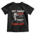 Baseball Lover Toddler T Shirt Hit Hard Run Fast Turn Left Softball Fan TS02 Black Print Your Wear
