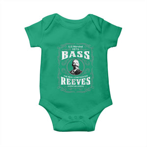 Bass Reeves Baby Onesie US Marshal 1875 The Real Lone Ranger American Legend TS11 Irish Green Print Your Wear
